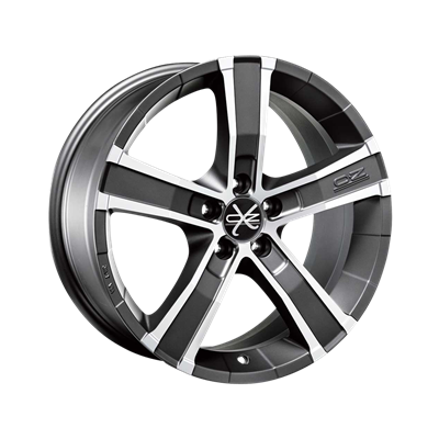 Купить Oz WHS104890 Sahara 5 17/8 ET35 Matt graphite diamond cut